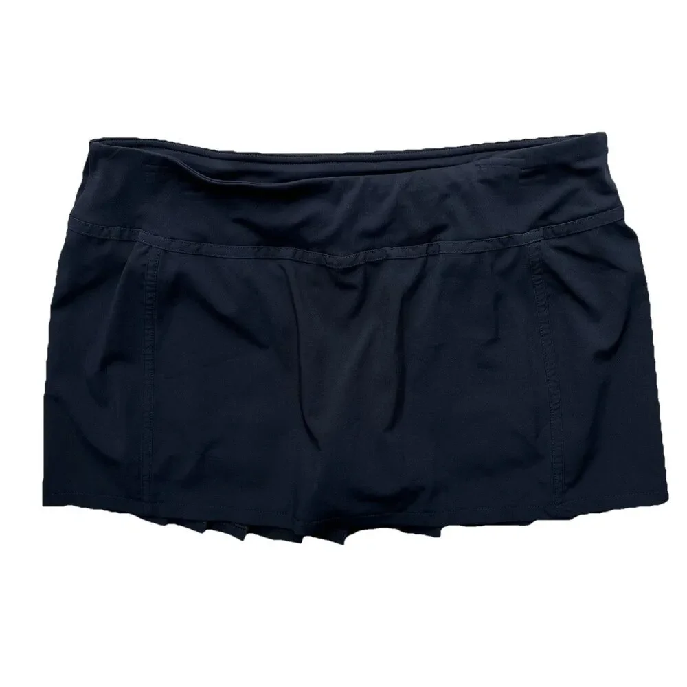 Fabletics Athletic Skirt Built In Shorts Stretch Lightweight Tennis Golf Skort L